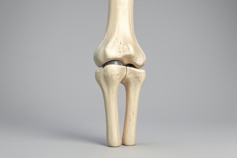 Modelo anatómico de la articulación de la rodilla